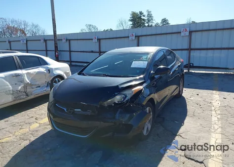 2013 Hyundai Elantra Gls из США, поврежденный, VIN KMHDH4AEXDU708259